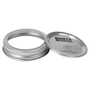 Roots & Harvest Regular Mouth Canning Lids & Bands | Pack of 12