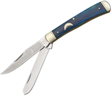 Rough Ryder Trapper "Blue Moon" - Blue Smooth Bone (RR1194)