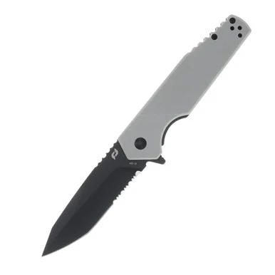Schrade Shudder Assisted Opening Folding Knife 3.5in Tanto Blade White 1159289