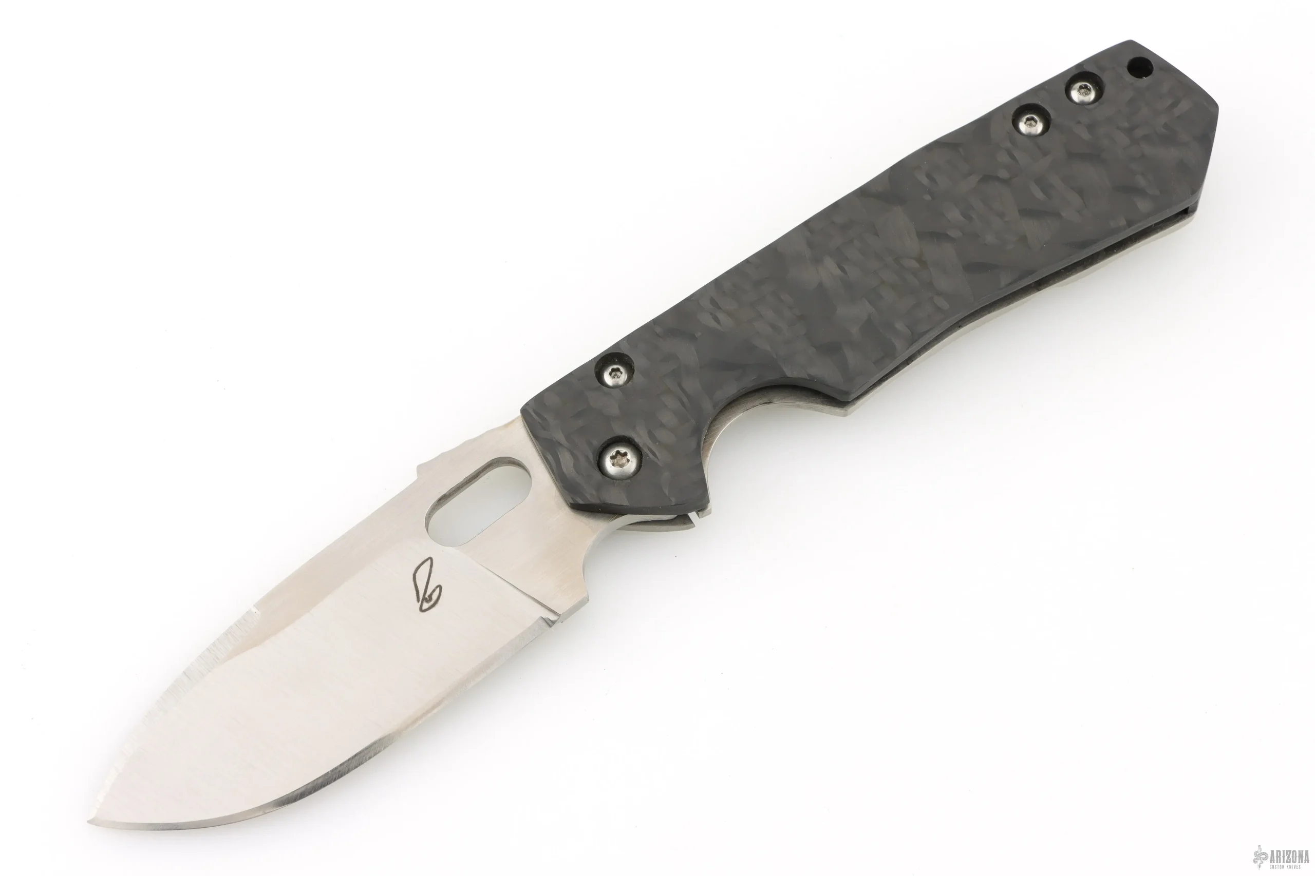 Sculpted Carbon Fiber Frame Lock