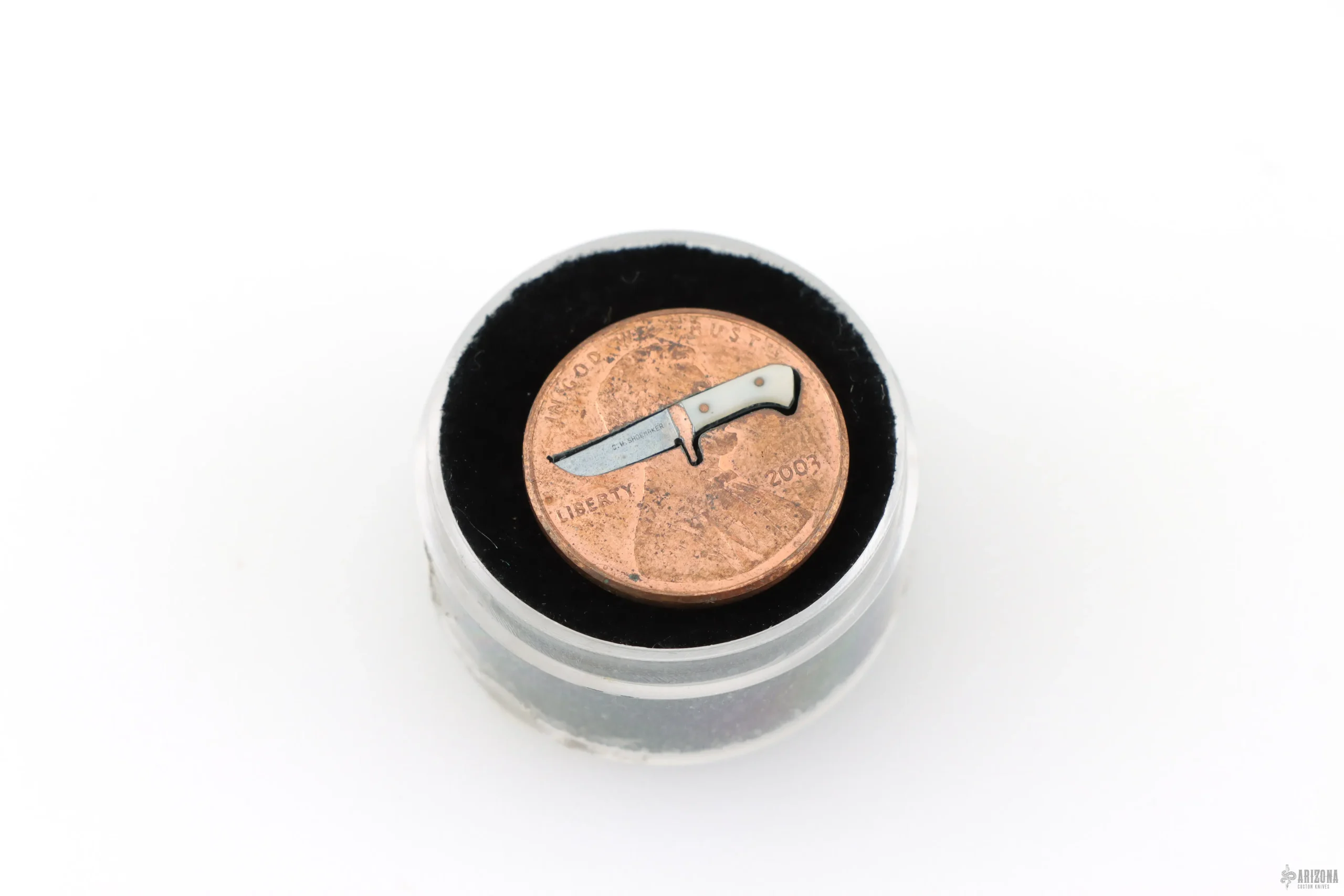 Shoemaker Miniature Knife - 2003 Penny