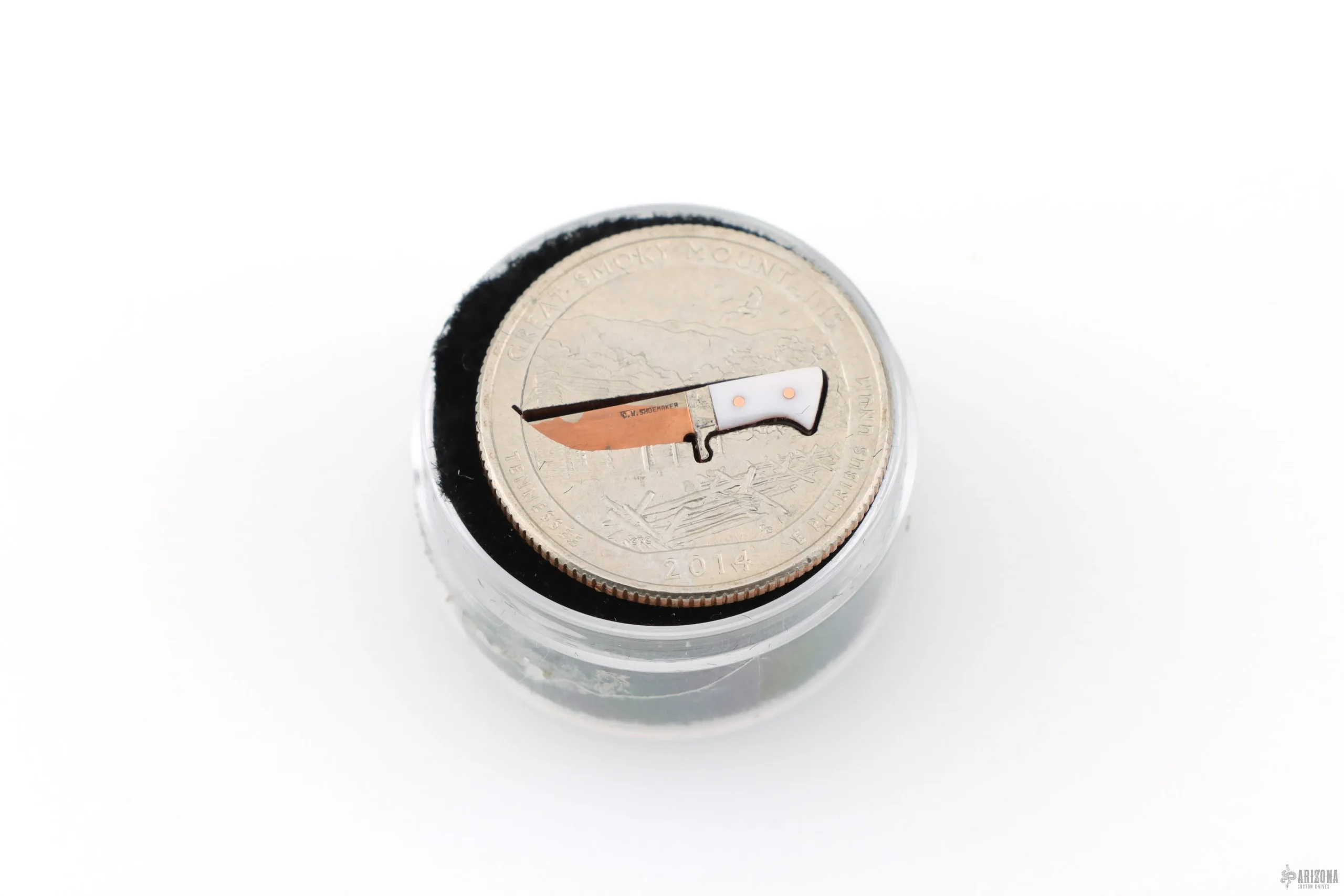 Shoemaker Miniature Knife - 2014 Quarter Great Smoky Mountains