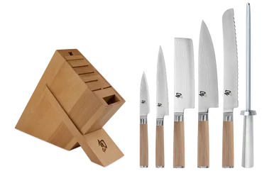 Shun Classic Blonde 7 PcBlock Set (VG Max Dam) DMS0725W