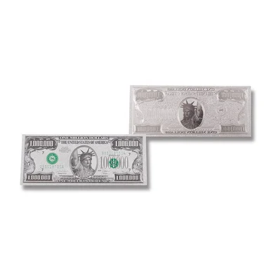 Silver One Million Dollar Foil Bill CPRR08