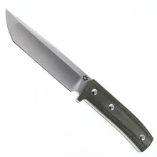SixLeaf Fixed Blade Knife Green Micarta Handle 9Cr14MoV Plain Edge SL-62
