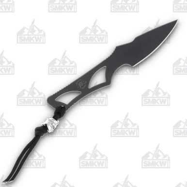 Spartan Blades Enyo Fixed Knife 2.68in Plain Black DLC Drop Point