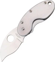 Spyderco Cricket Plain Edge Reverse S Blade Folding Knife VG10 Stainless Steel Handle C29P