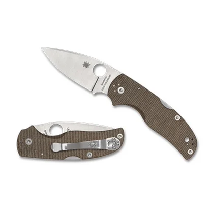 Spyderco Reveal 16 Native 5 Micarta Brown (C41MPCW5)