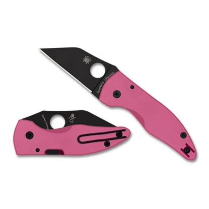Spyderco Reveal 17 MicroJimbo Pink G10 Black Blade (C264GPNBKP)