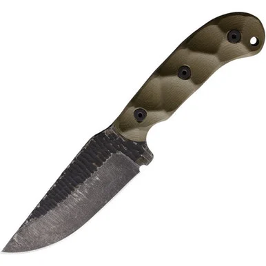 Stroup GP1 Fixed Blade OD G10/Wood (4" 1095 HC) STPGP1ODG10S