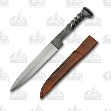 SZCO Supplies 12in Hand Forged Railroad Spike Bayonet Fixed Blade Knife HS4415