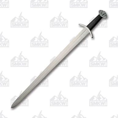 SZCO Supplies Black Viking Lobed Sword 32in Plain Satin Blade 910953