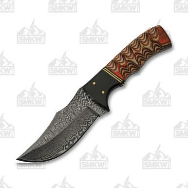 SZCO Supplies Firewood Buffalo Skinner Fixed Blade Knife 3.75in Clip Point DM1289