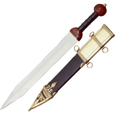 SZCO Supplies Handmade Roman Gladuis - Wood - 19in Plain Edge Blade 910894