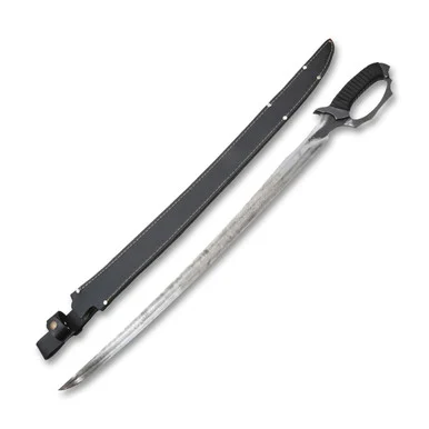 SZCO Supplies Night Guard Sword - Leather Wrapped - 27in Plain Blade 926980