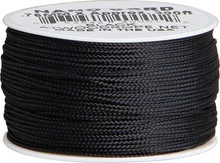 (Thread Size) Parachute Cord Black Nano Cord .75 mm x 300 ft RG1037