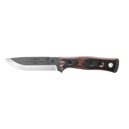 TOPS Knives Fieldcraft by Brothers of Bushcraft SS G10 Red/Black (BROS-154-RB)