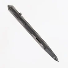 TwoSun Push Button Pen Checkered Titanium Body Black Ink TS-PEN43