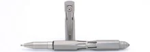 TwoSun Tactical Self Defense Pen TC4 Stonewash Titanium Allow PEN-01