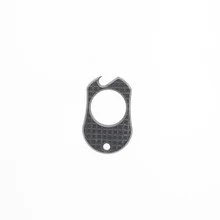 TwoSun TS-EDC35-SQ Titanium Bottle Opener Key Chain Tool Frag Textured