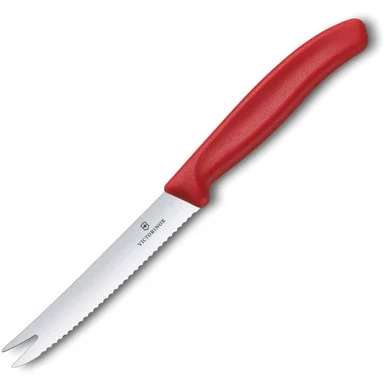 Victorinox Classic Cheese Knife - Red Poly (4.25" SS) VN67861