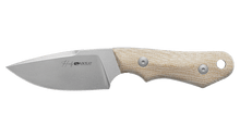 Viper Handy CN Fixed Blade Knife Natural Canvas Micarta Handle MagnaCut Plain Edge Stonewash Finish VT4040CN