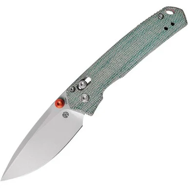 Vosteed Mini Psyop - Teal Norplex UltreX Micarta (2.69" Elmax) A2305