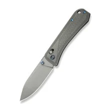 WE Bougie Banter Folding Knife Atr Deco Gray Ti Handle S45VN Blade WE24009-2