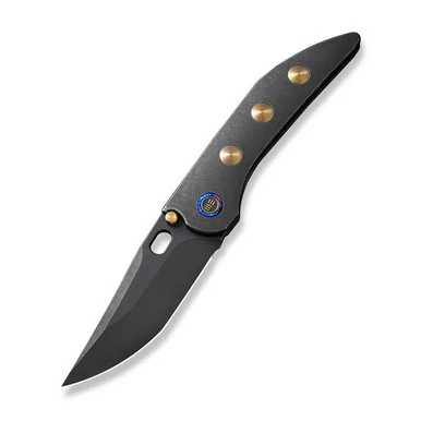 WE Knife Attor - Black/Golden Titanium (3.55" CPM-20CV) WE230371
