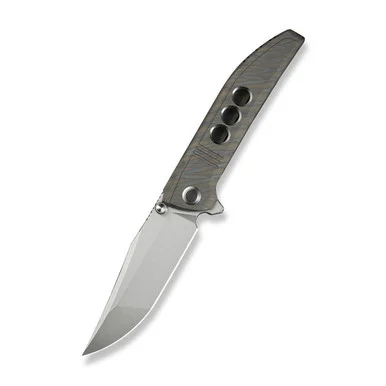 WE Knife Ezinta -Tiger Stripe Flamed Titanium (3.99" Bohler M390) WE220414