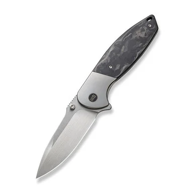 WE Knife Nitro OG - Gray/Black Titanium/CF (3.75" CPM-20CV) WE230351