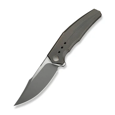 WE Kyklos Flipper Knife Bronze Titanium (3.79" M390) Two ToneWE23086-2