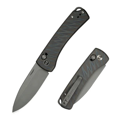 WE Nightblade Stonewash Grey CPM Titanium Tiger Stripe (WE22046-3)