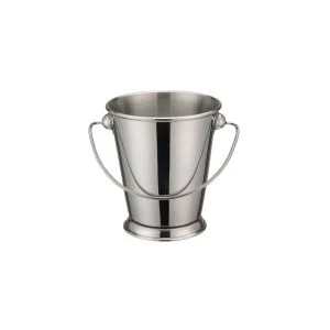 Winco 3.75" x 3.75" Mini Pail | Stainless Steel