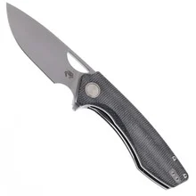 WMK Exclusive Gecko Customz Knifeworks Sikorae Lite Folding Knife Black Micarta Handle Magnacut Blade (No Flipper)