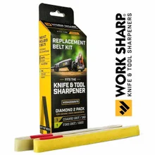 Work Sharp Diamond Abrasive Belt Kit 180 Coarse Grit 1500 Fine Grit WSSA0002970