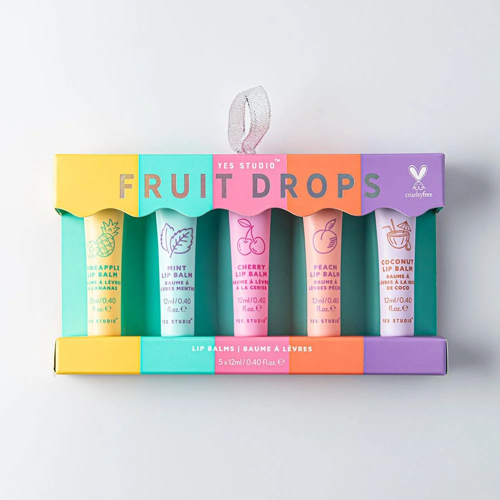 Yes Studio Fruit Drops Lip Balm - Set of 5