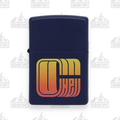 Zippo Lighter C U In Hell Navy Matte ZP49537
